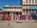 Women in queue