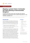 Mapping a greener future: Community- led urban greening in Bommanahalli, Bengaluru