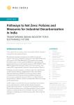 Pathways to Net Zero: Policies and Measures for Industrial Decarbonization in India
